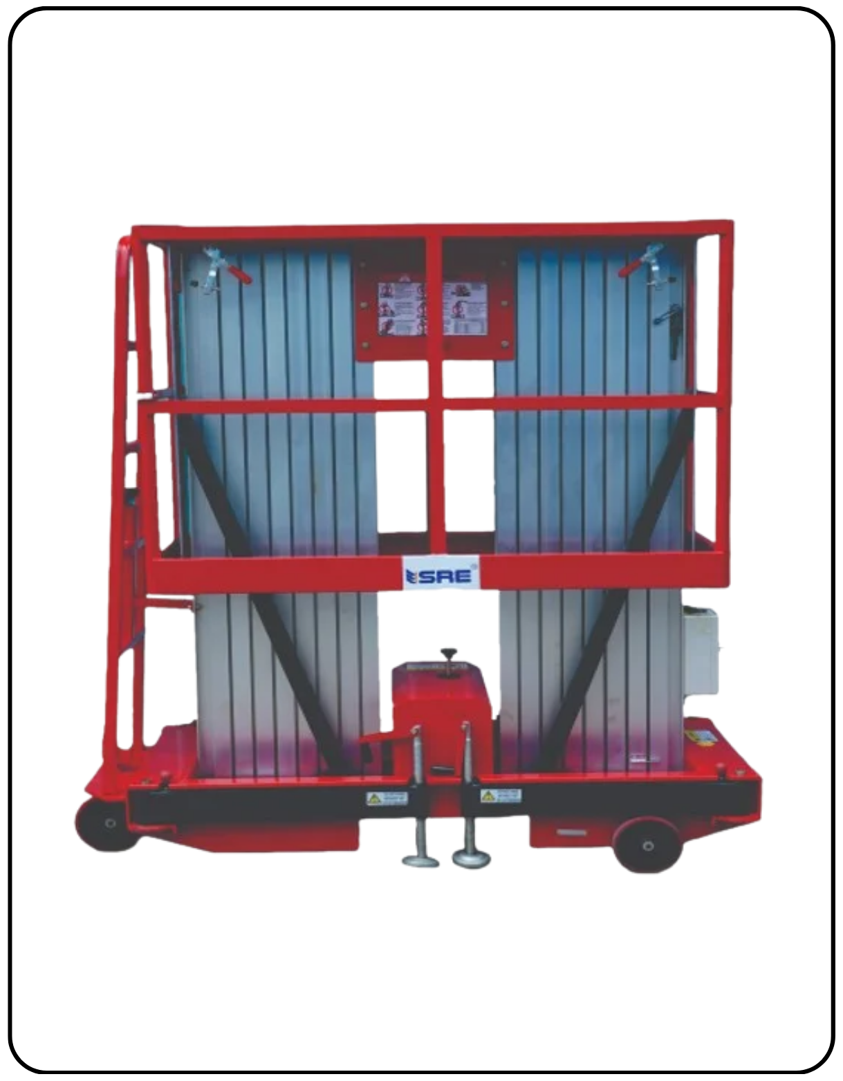 double mast aerial work platform in bhosri