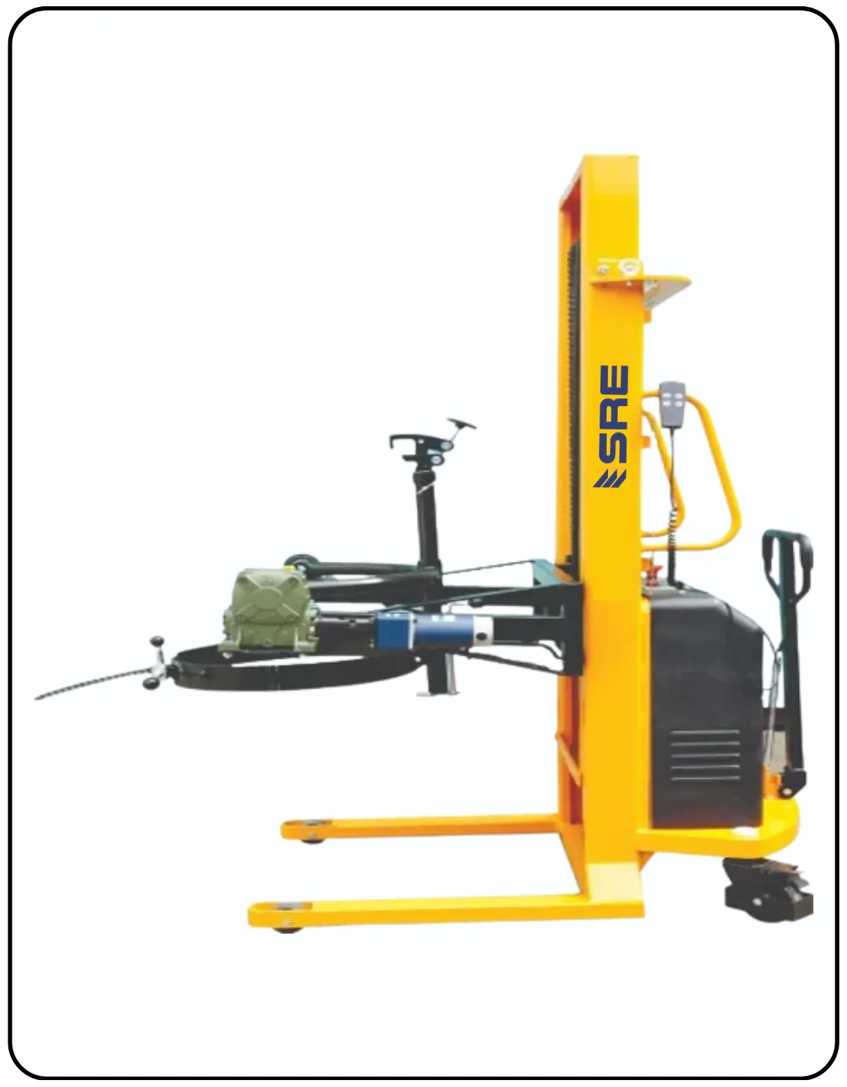 semi electric drum lifter tilter
