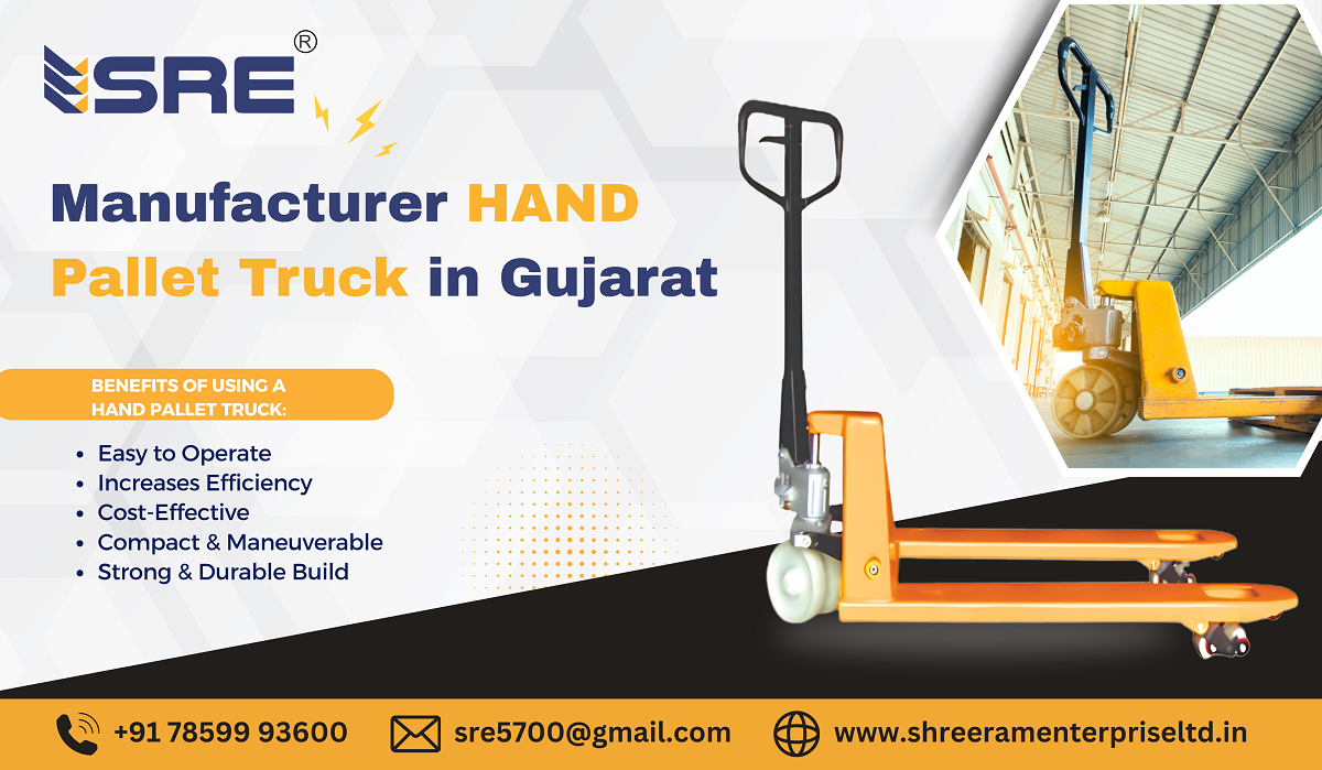 hand pallet truck manufacturer in gujarat