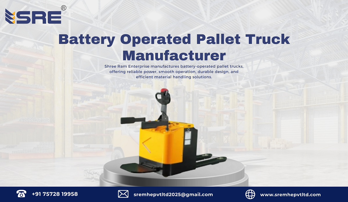 battery operated pallet truck manufacturer