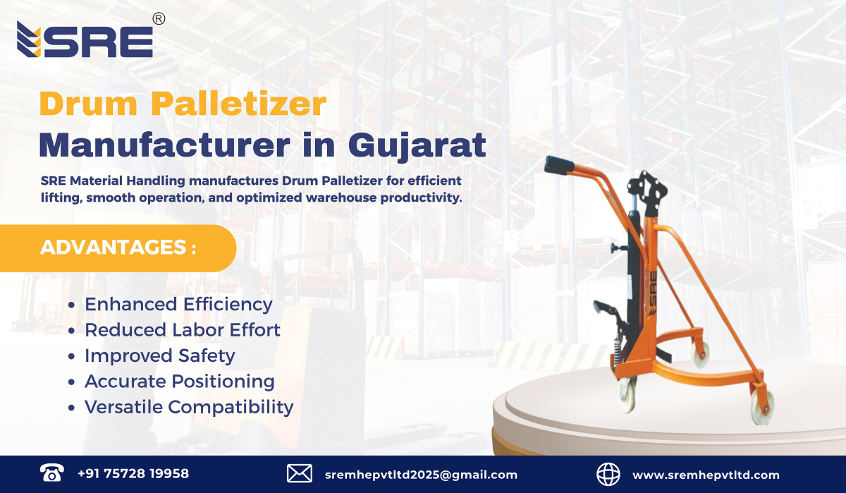 drum palletizer manufacturer in gujarat