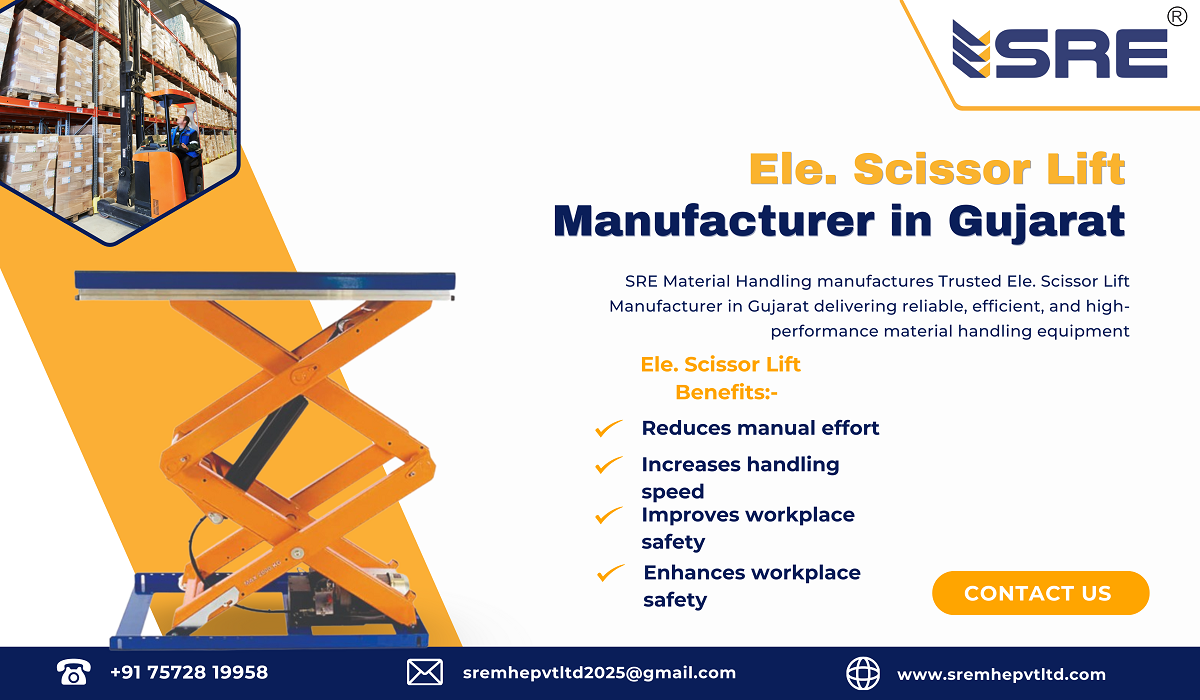 electric scissor lift table manufacturer in gujarat india