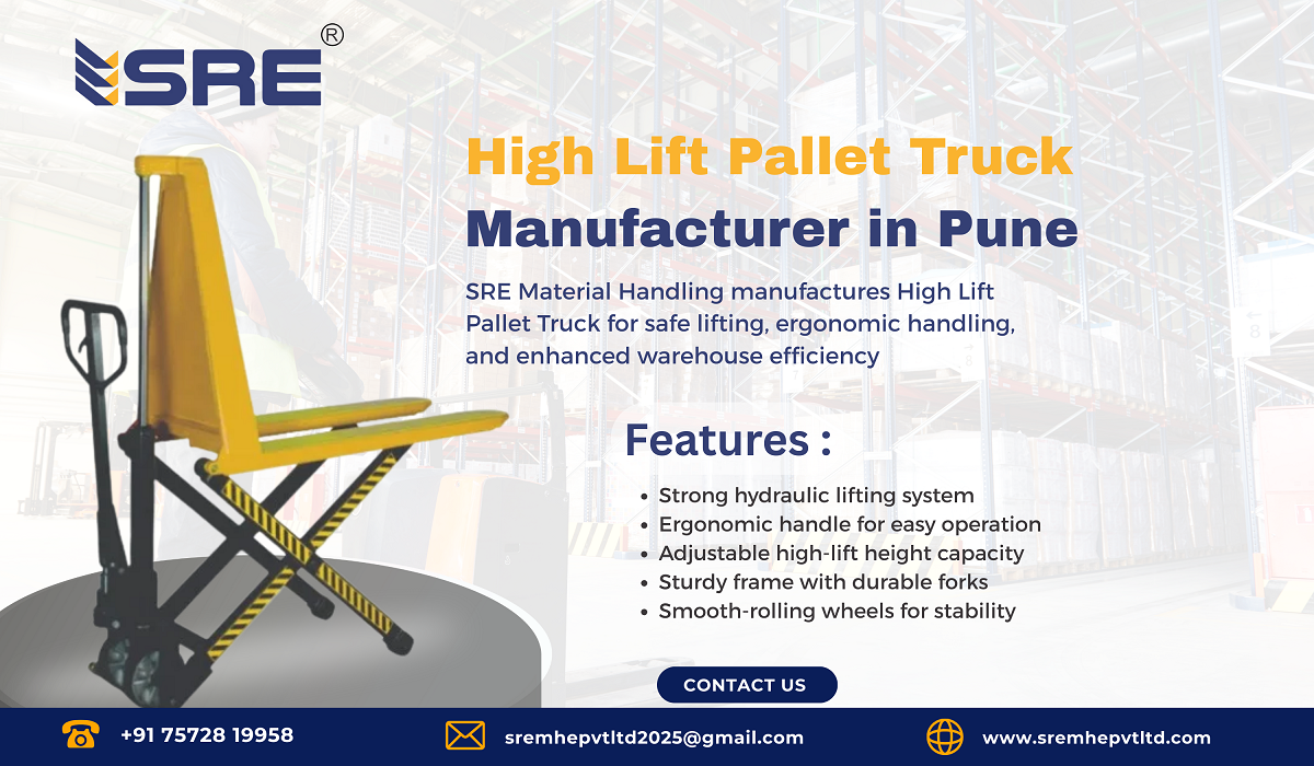 high lift pallet truck manufacturer in pune maharashtra