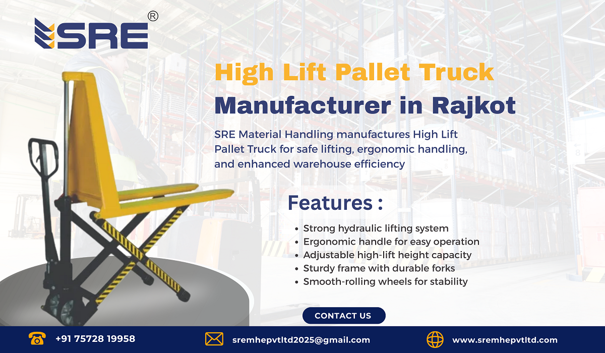 high lift pallet truck manufacturer in rajkot gujarat