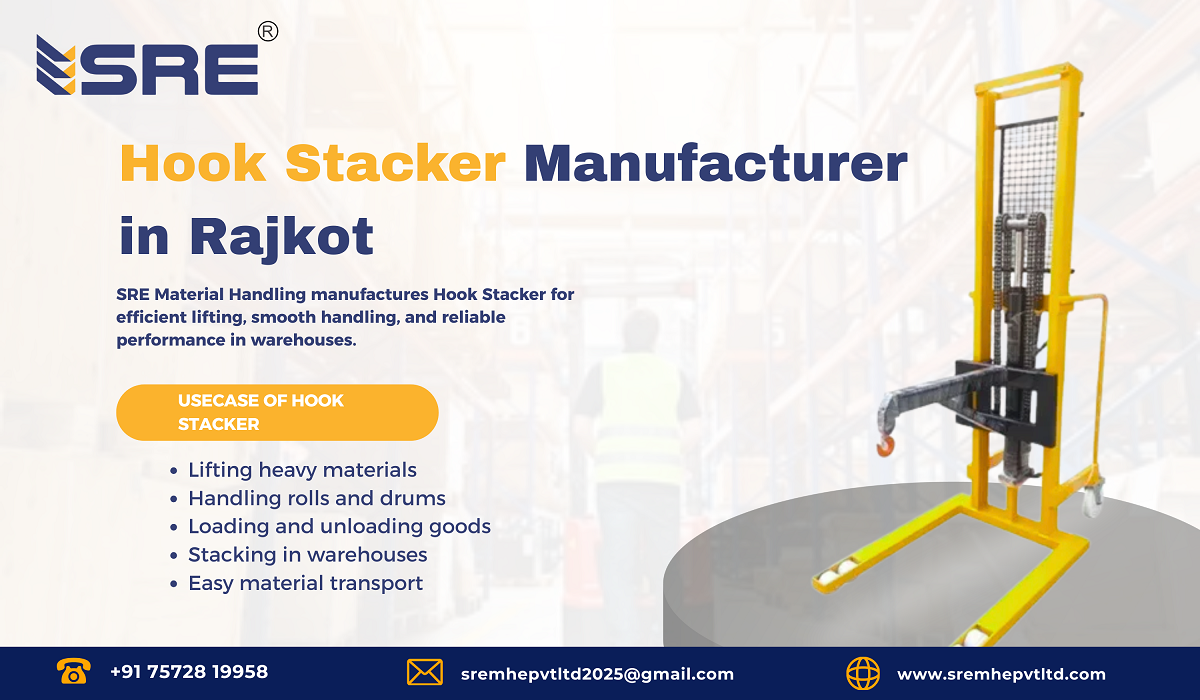 hook stacker manufacturer in rajkot gujarat india