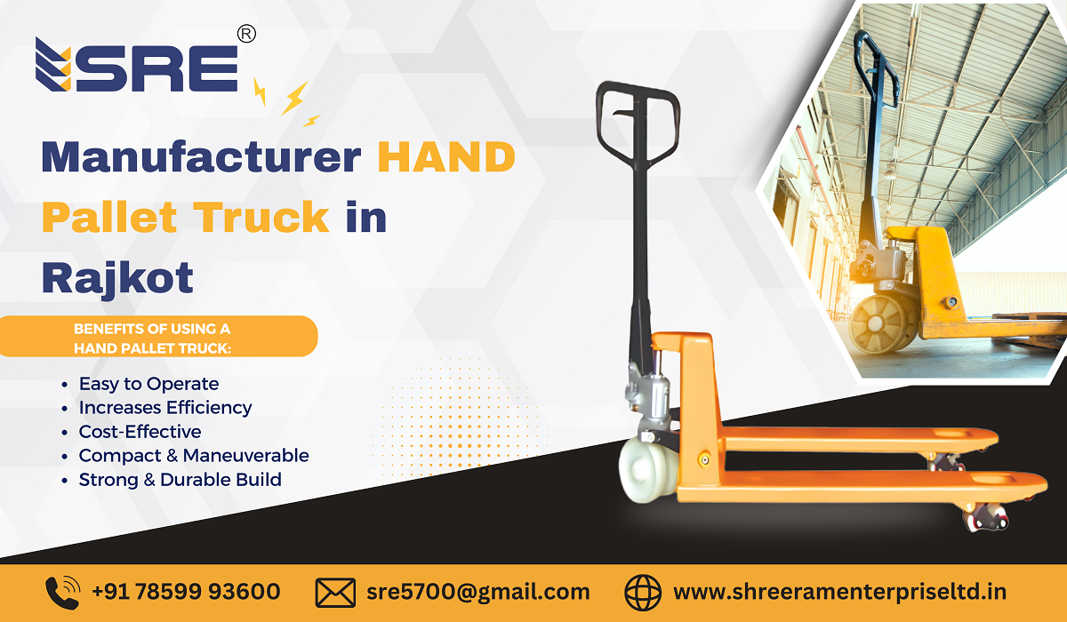 manufacturer of hand pallet truck in rajkot