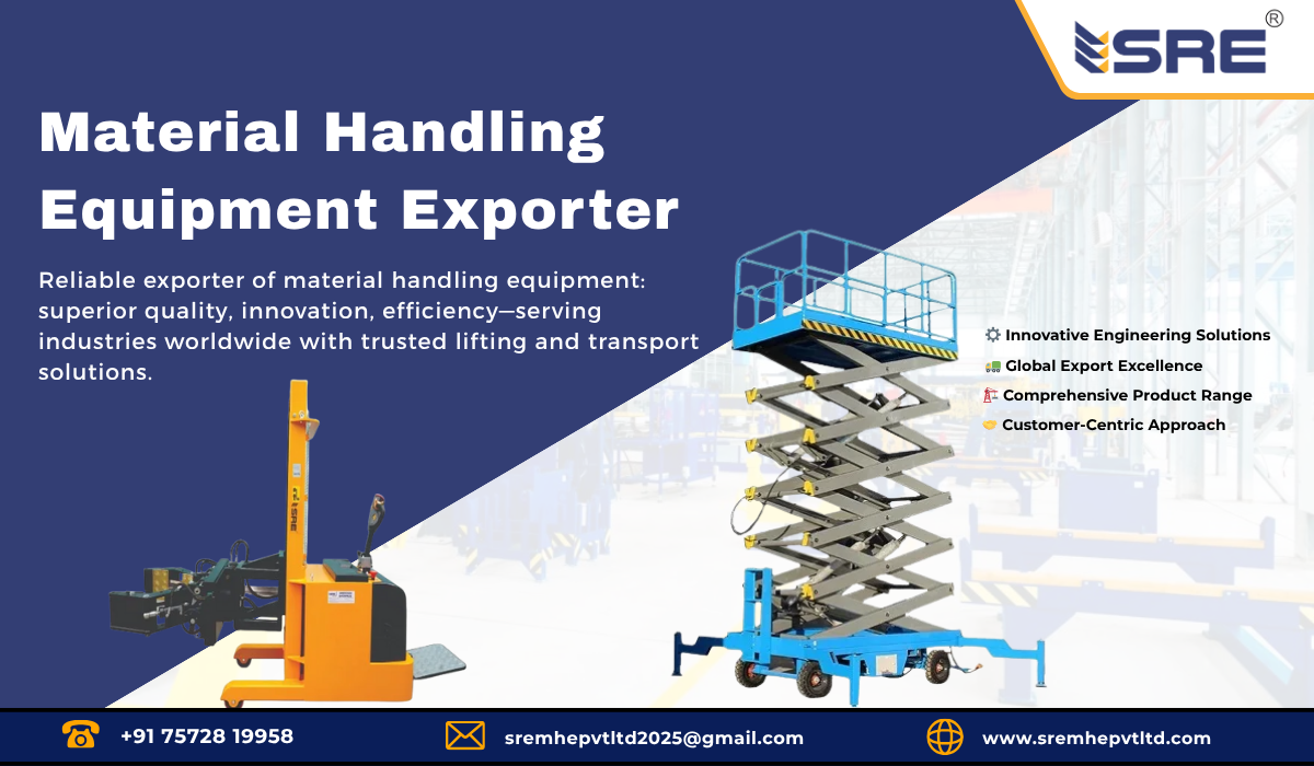 material handling equipment exporter near me