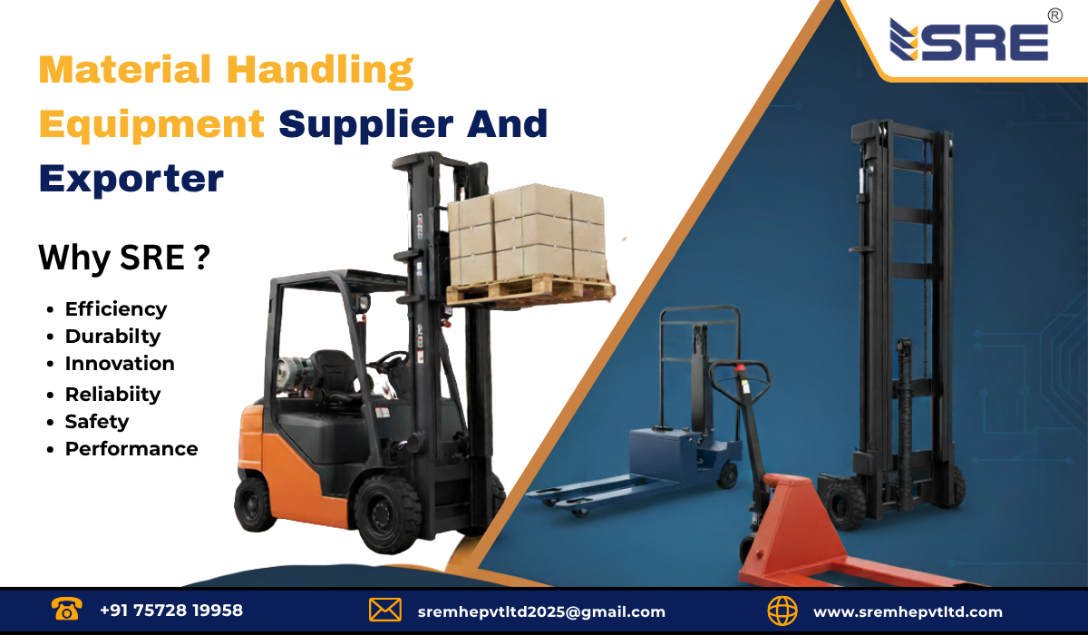material handling equipment supplier and exporter