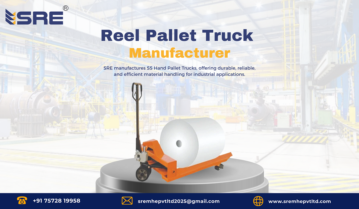reel pallet truck manufacturer in india