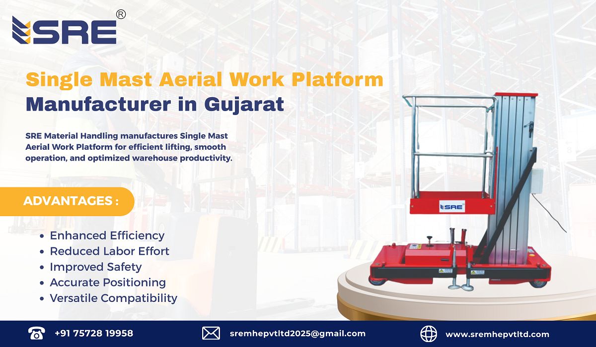 single mast aerial work platform manufacturer in gujarat
