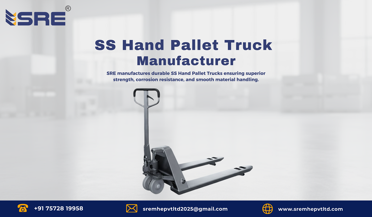 ss hand pallet truck manufacturer in gujarat