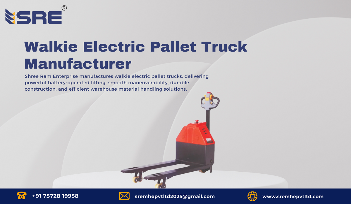 walkie electric pallet truck manufacturer ahmedabad