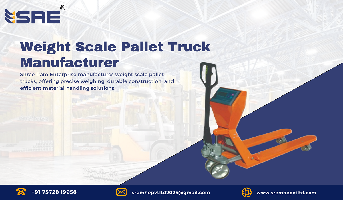 weight scale pallet truck manufacturer in ahmedabad