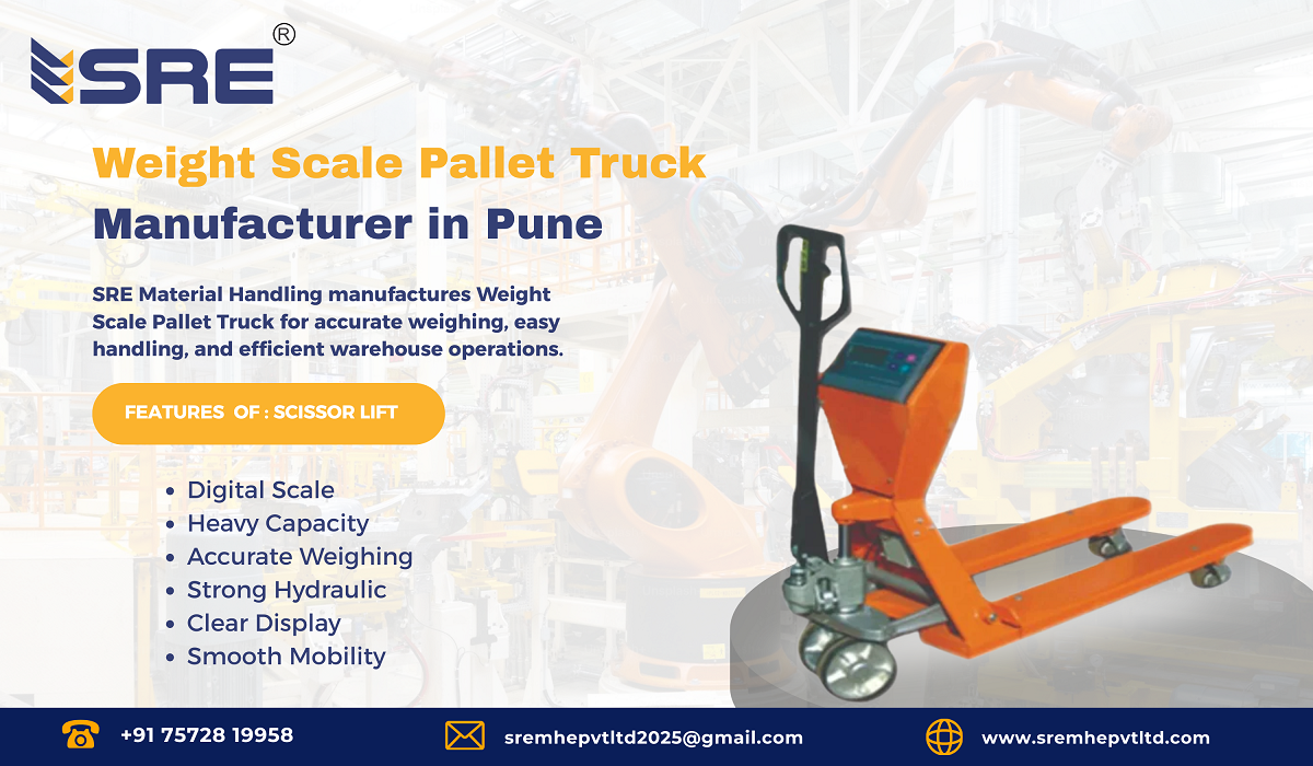 weight scale pallet truck manufacturer in pune maharashtra