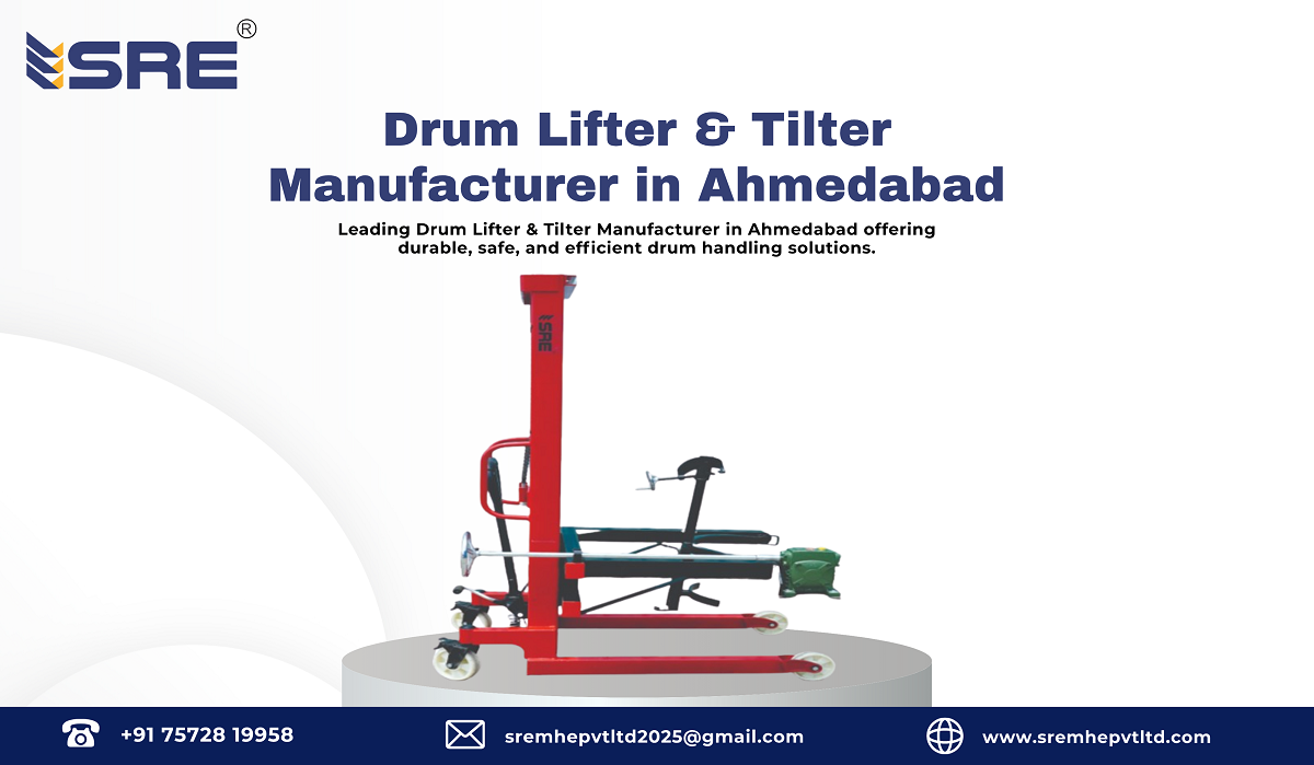 drum lifter & tilter manufacturer in ahmedabad