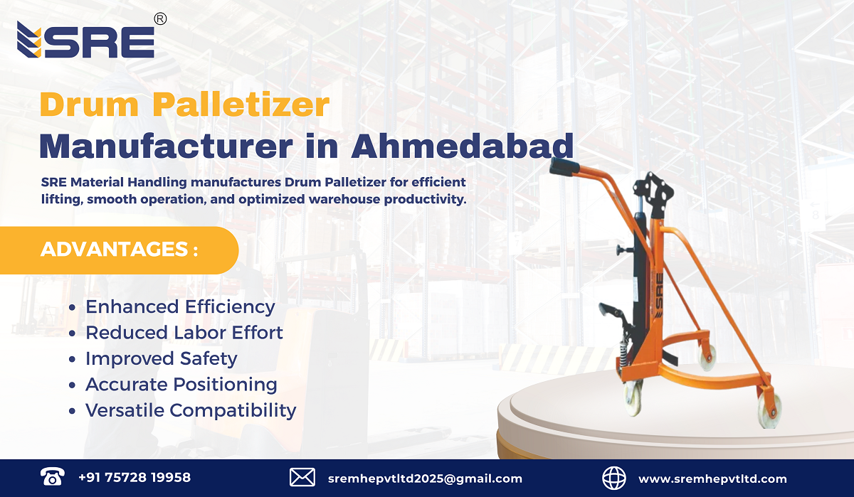 drum palletizer manufacturer in ahmedabad