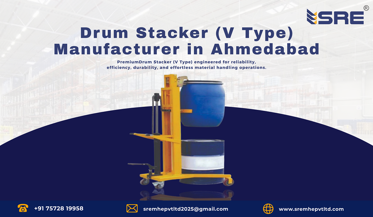 drum stacker manufacturer in ahmedabad