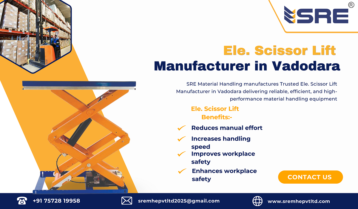 electric scissor lift table manufacturer in vadodara