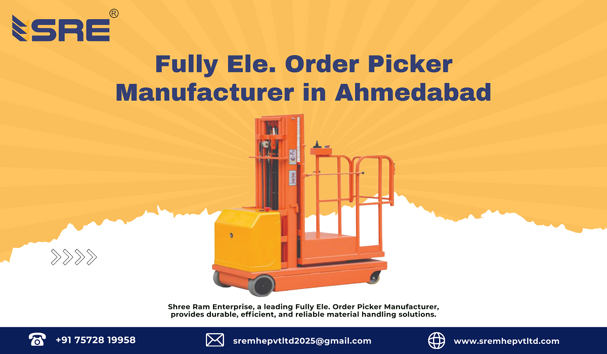 fully electric order picker manufacturers in ahmedabad