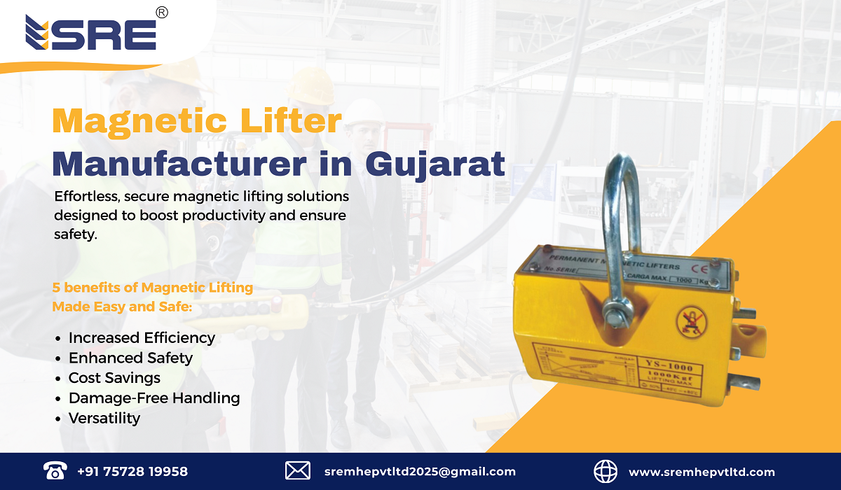 magnetic lifter manufacturer in gujarat india