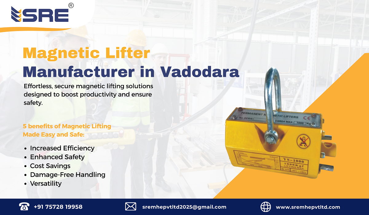 magnetic lifter manufacturer in vadodara