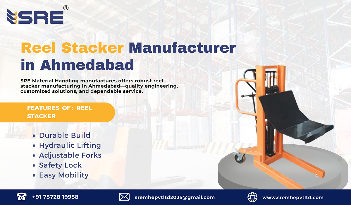 reel stacker manufacturer in ahmedabad