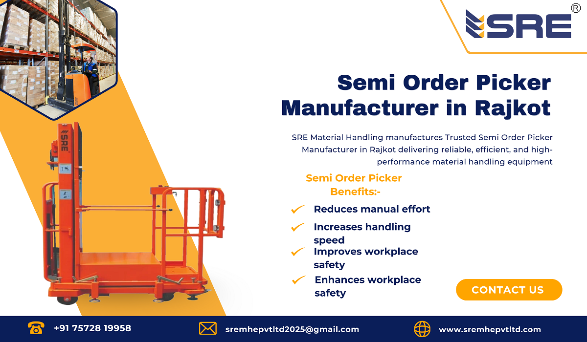 semi order picker manufacturer in rajkot