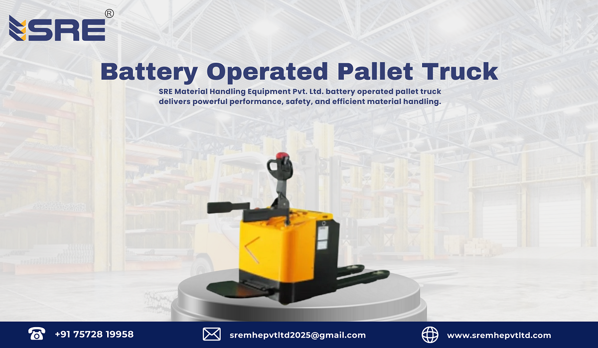 battery operated pallet truck in ahmedabad