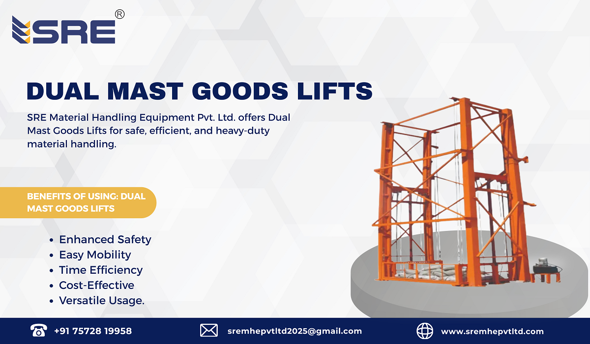 dual mast good lift manufacturer in ahmedabad gujarat india