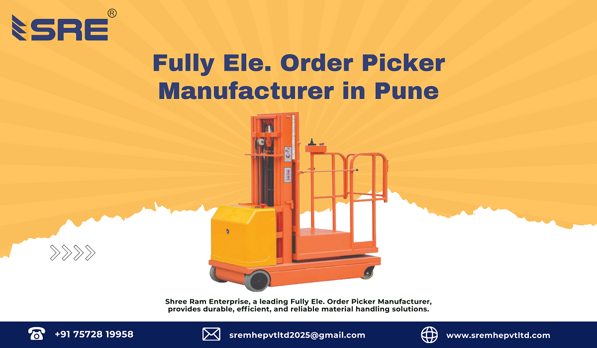 fully electric order picker manufacturer in pune