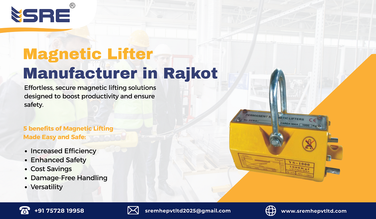 magnetic lifter manufacturer in rajkot