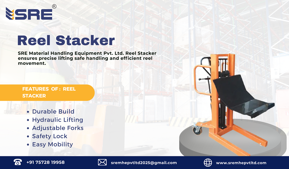 reel stacker manufacturer in ahmedabad gujarat india