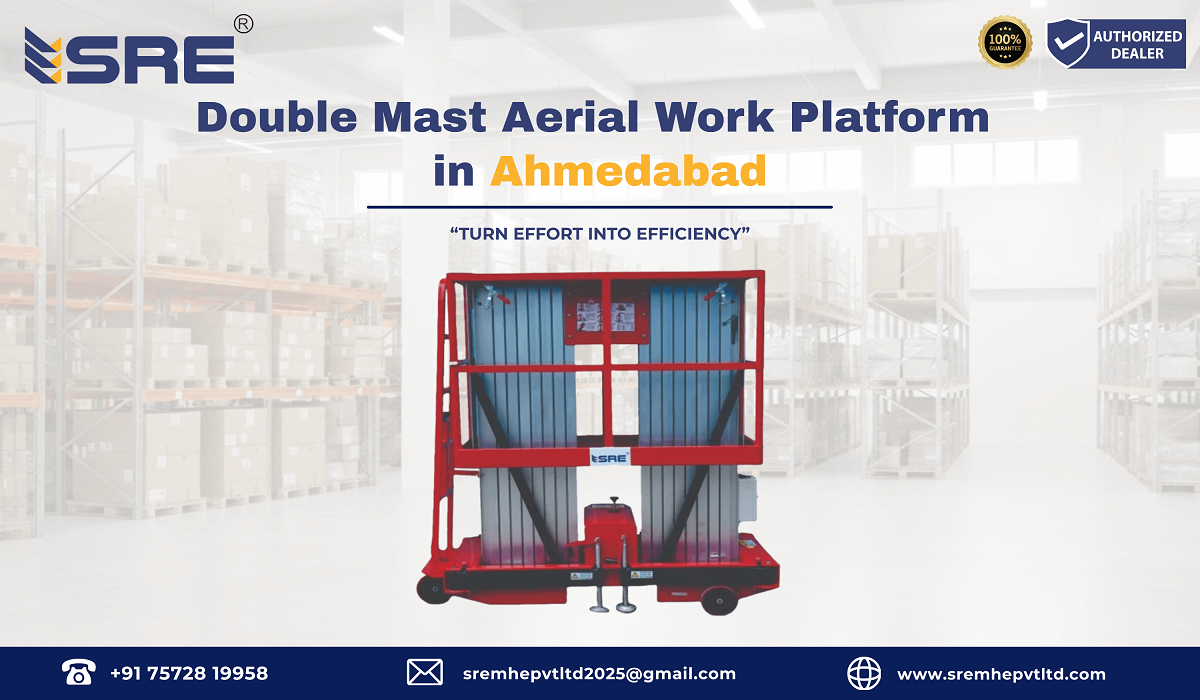 double mast aerial work platform in ahmedabad