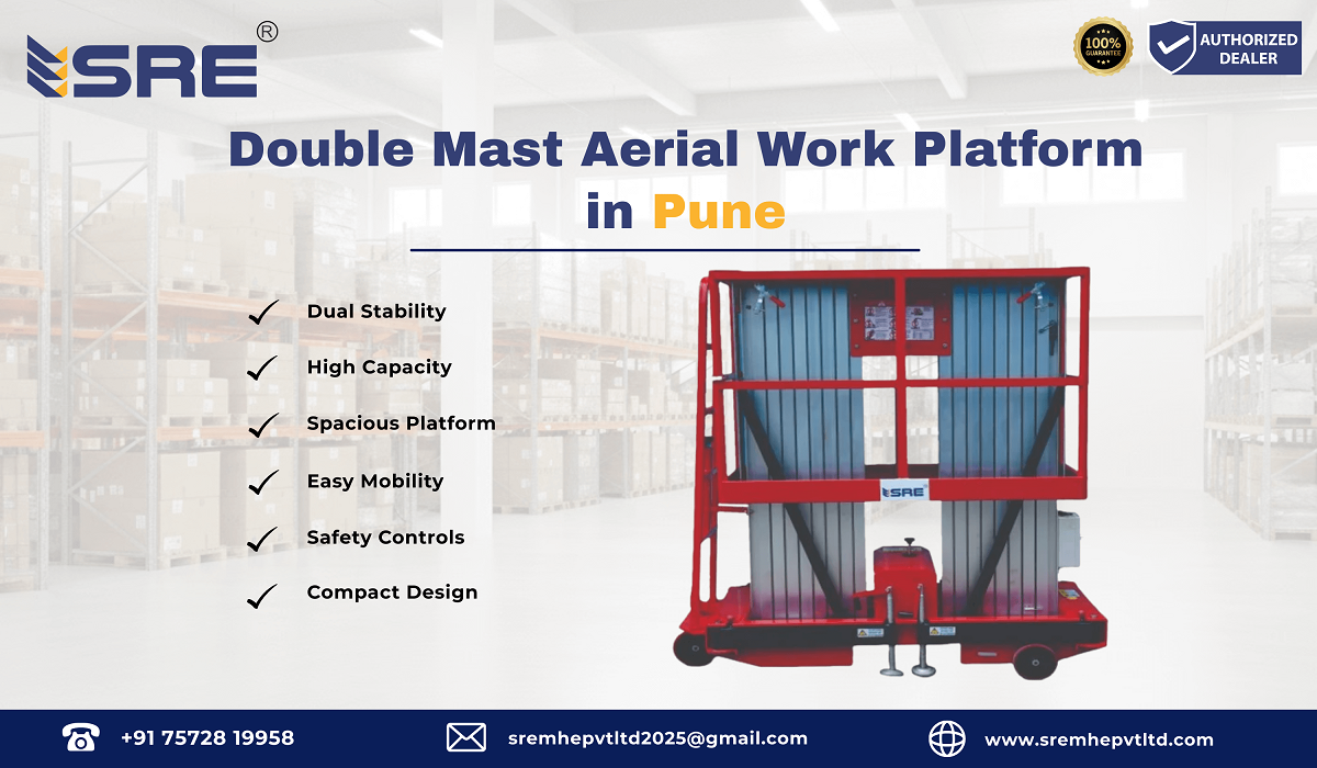 double mast aerial work platform in pune