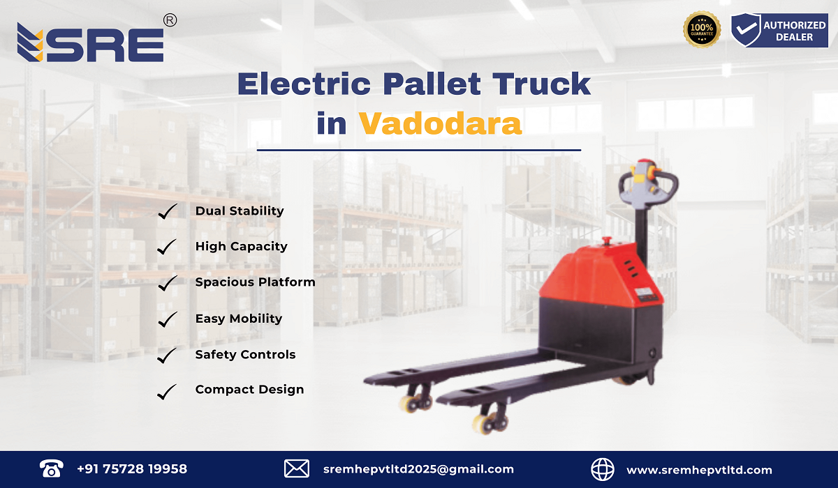 electric pallet truck in vadodara