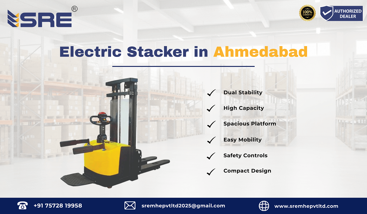 electric stacker in ahmedabad