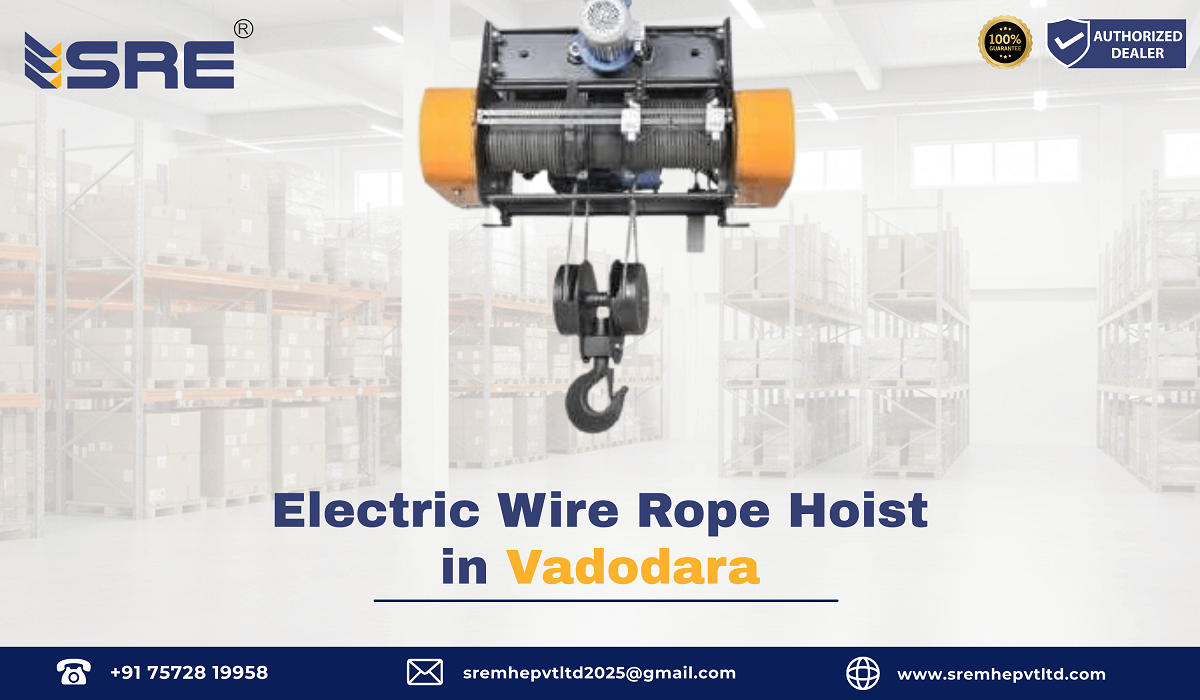 electric wire rope hoist in vadodara