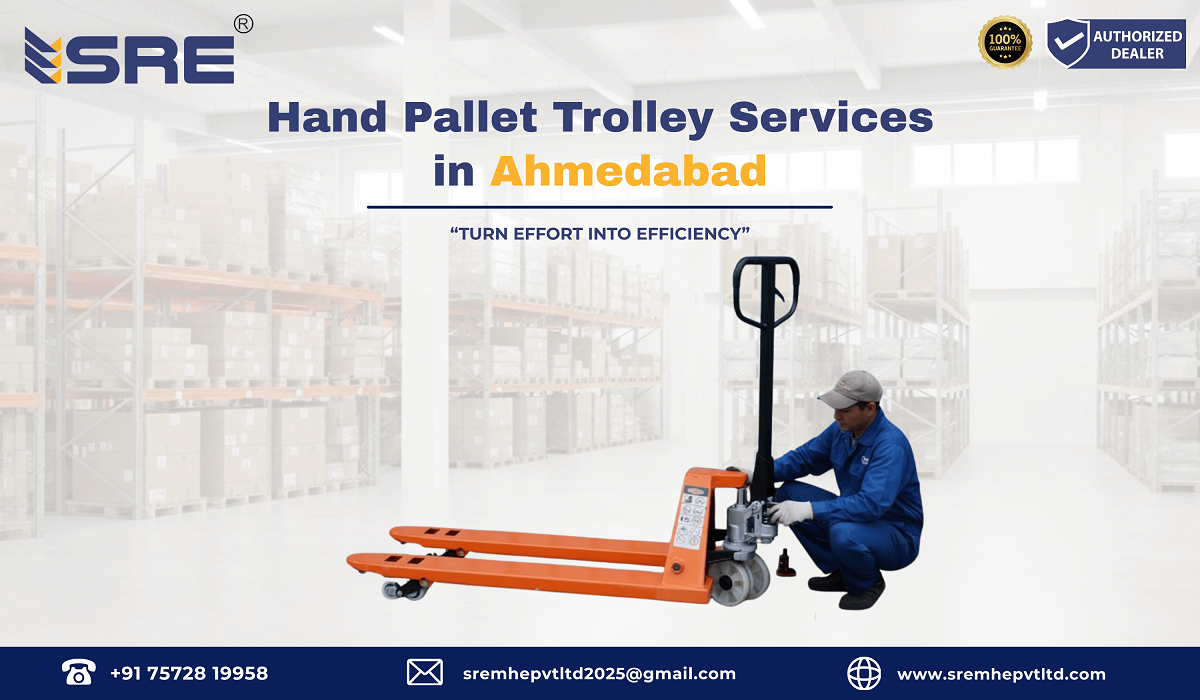 hand pallet trolley services in ahmedabad