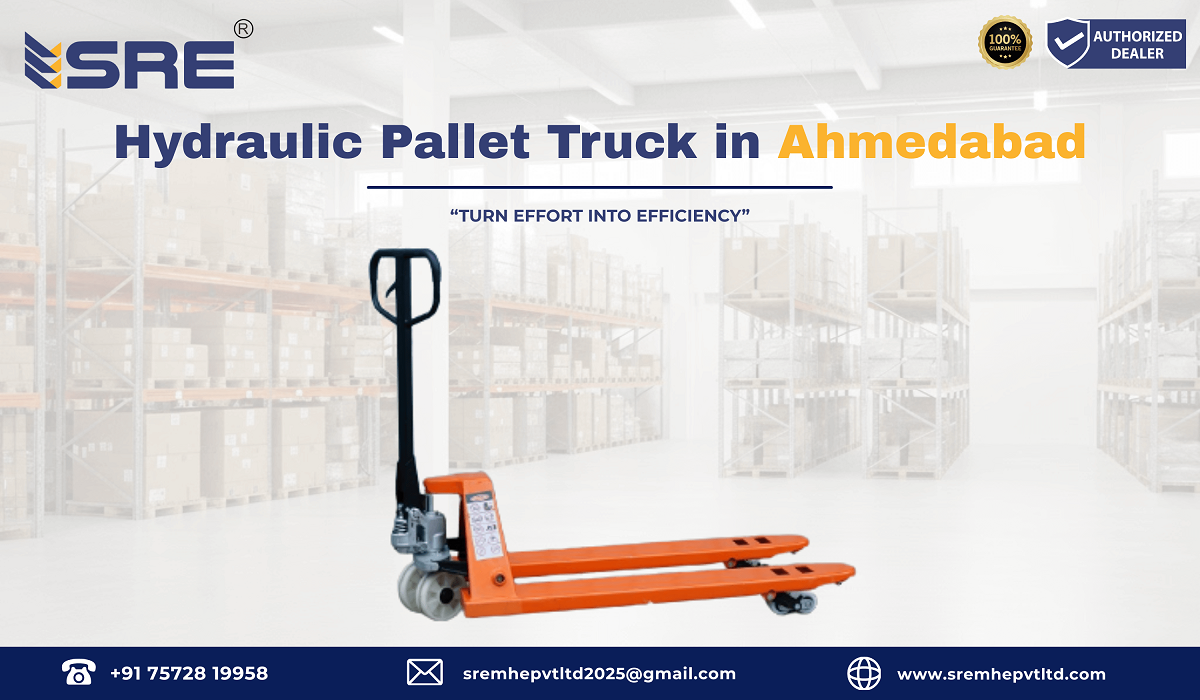 hydraulic pallet truck in ahmedabad