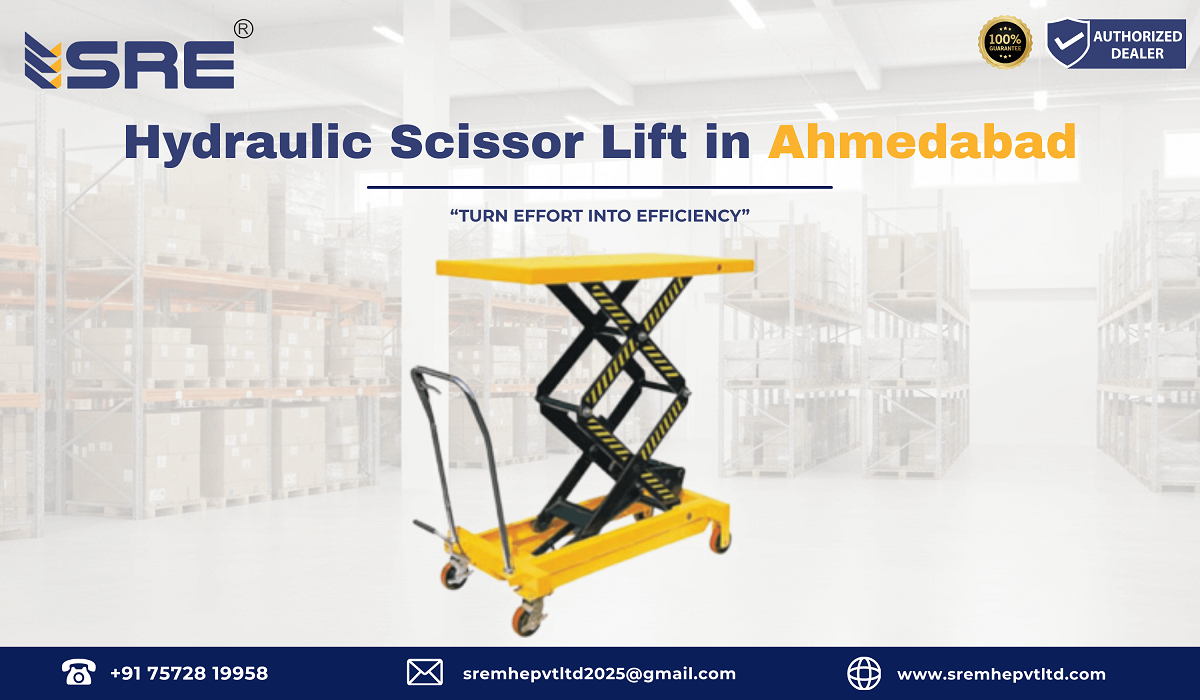 hydraulic scissor lift table in ahmedabad