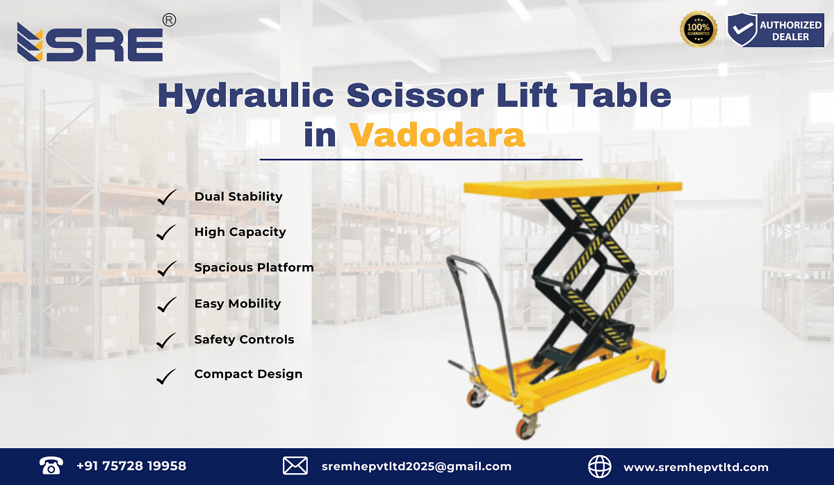 hydraulic scissor lift table in vadodara