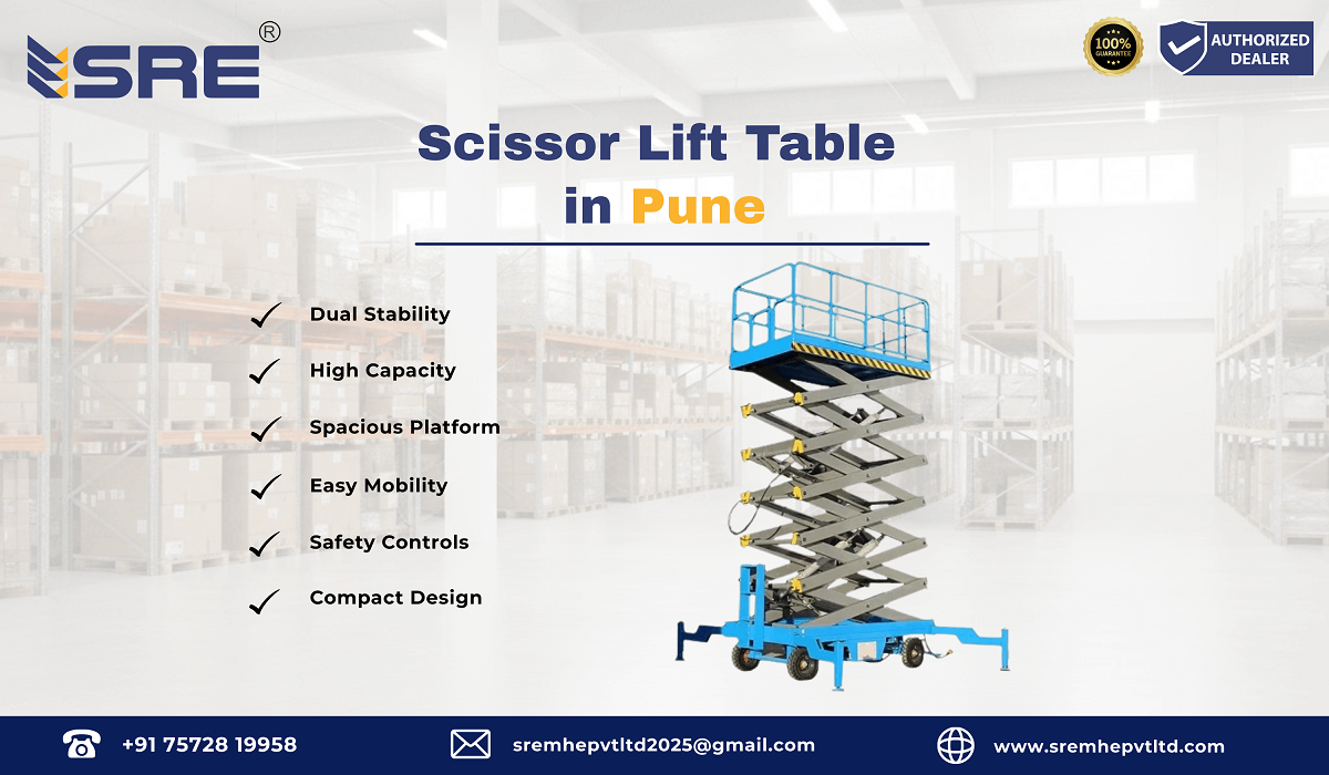 scissor lift table in pune