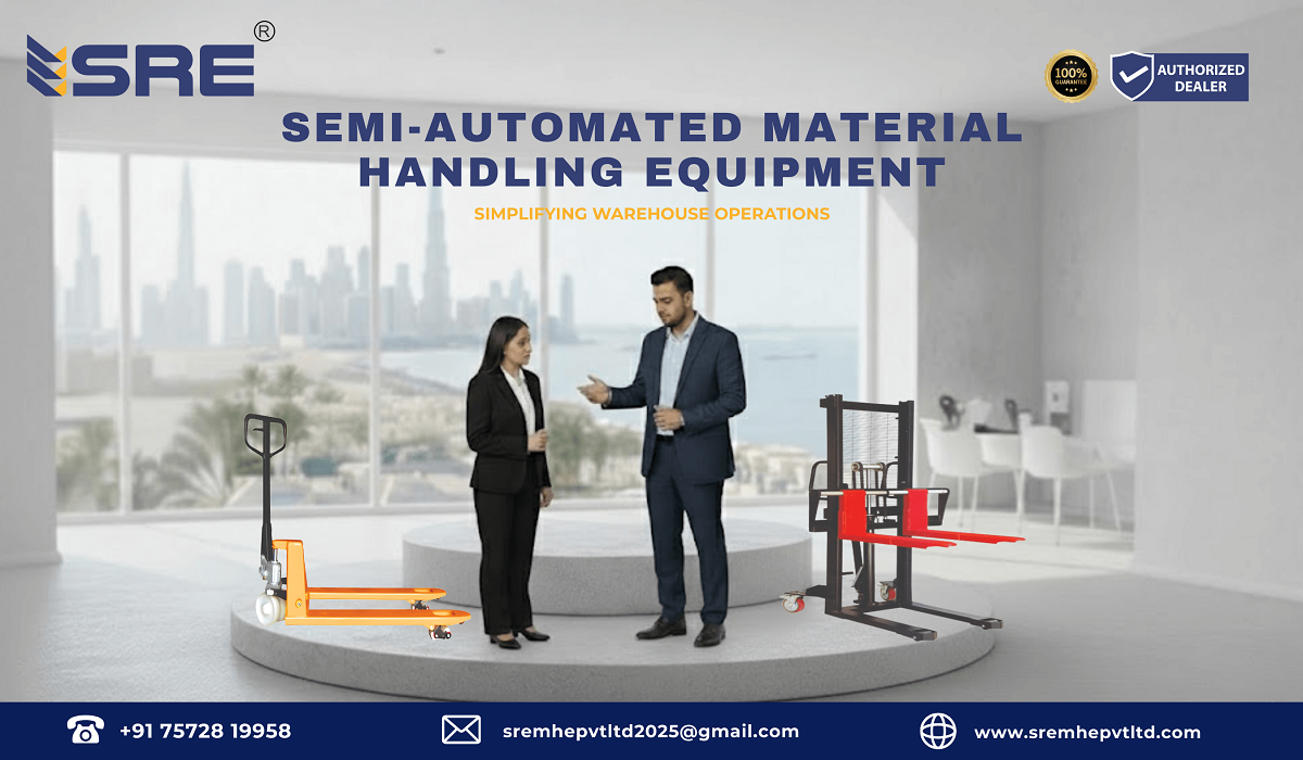 semi-automated material handling equipment