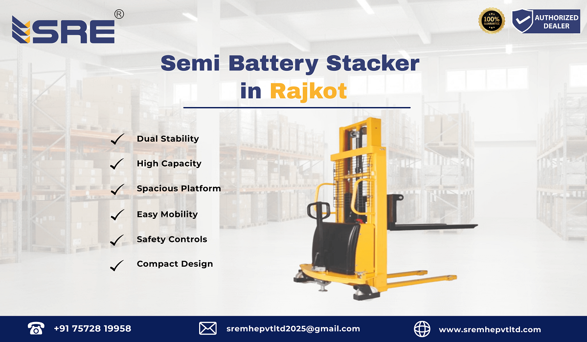 semi battery stacker in rajkot