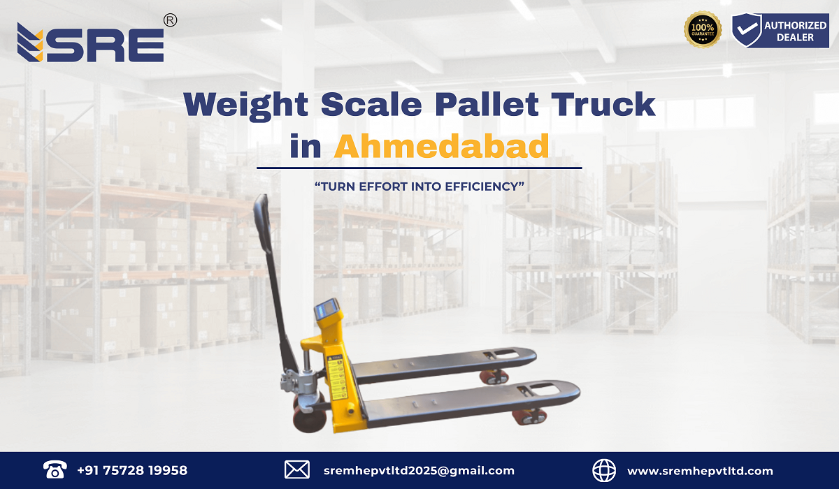 weight scale pallet truck in ahmedabad