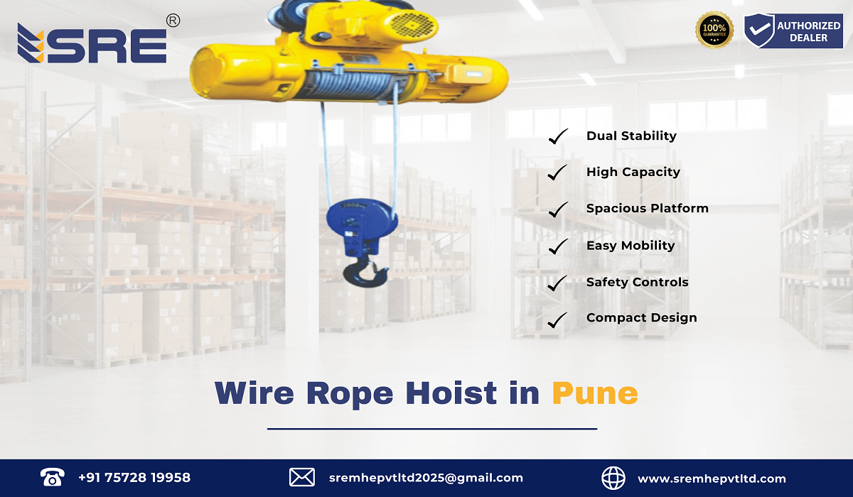 wire rope hoist in pune