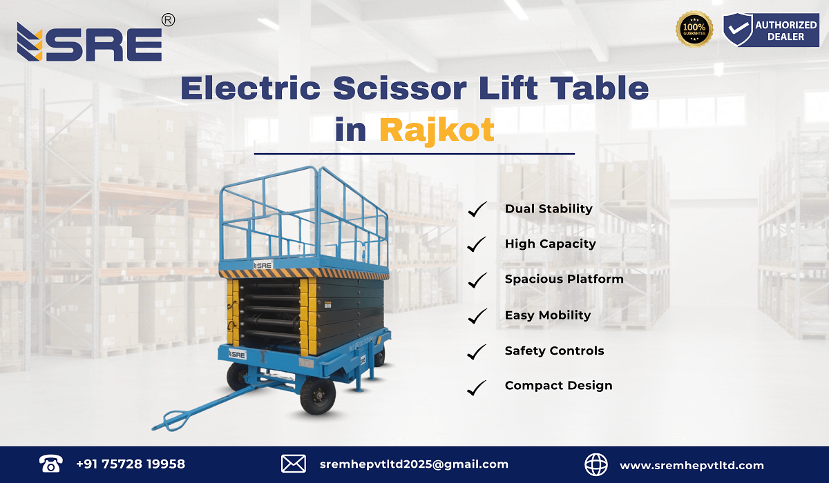 electric scissor lift table in rajkot