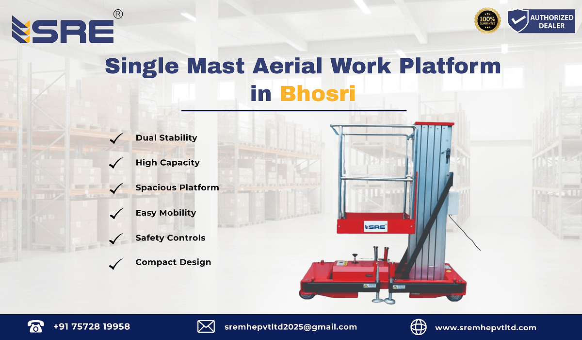 single mast aerial work platform in bhosri