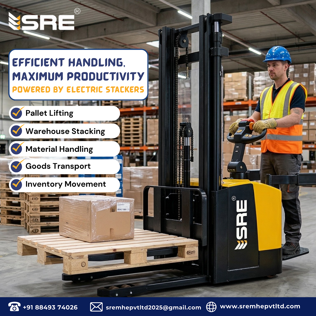maximize warehouse output using modern electric stacker
