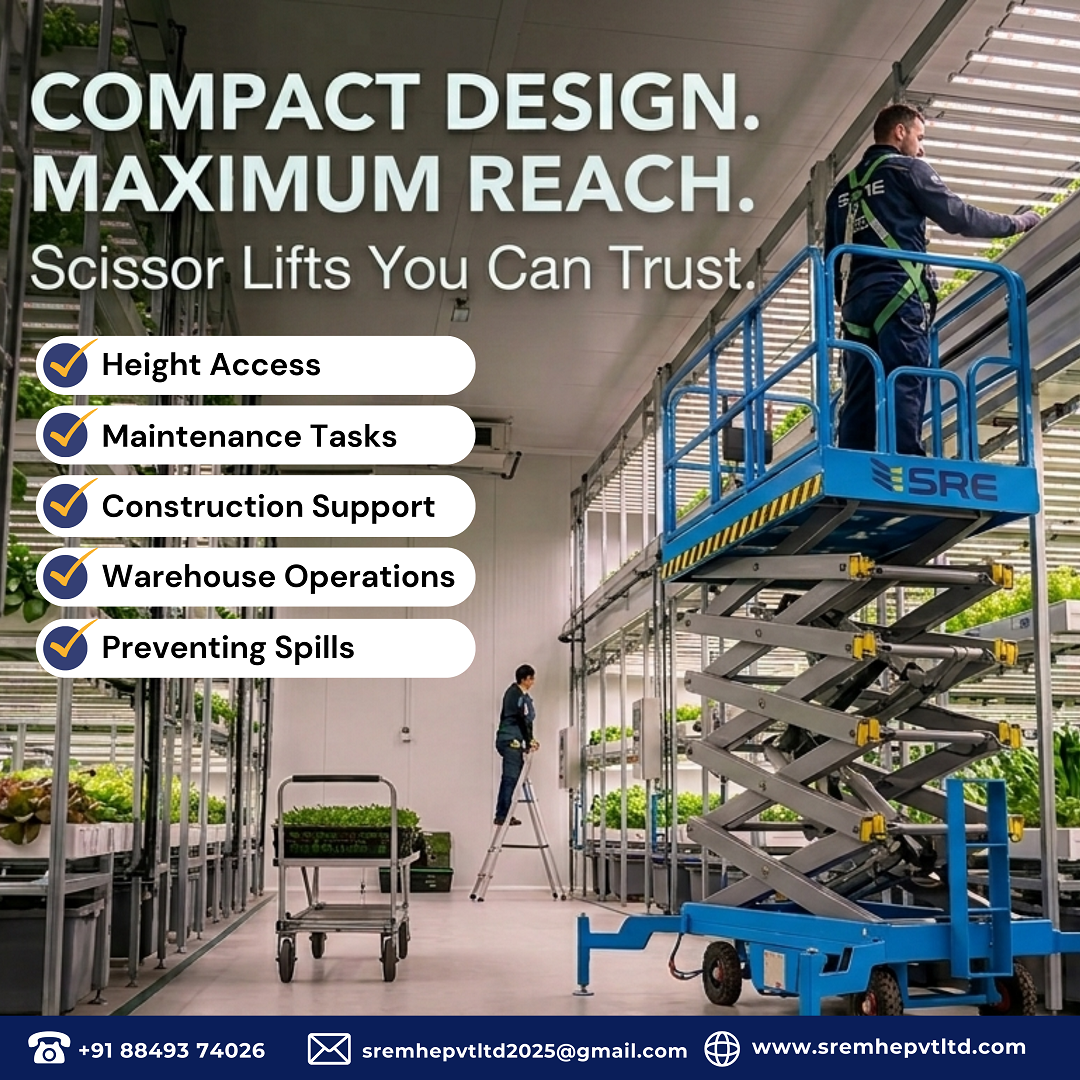 boost productivity with innovative compact scissor lift in india
